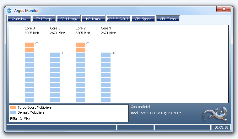 how to enable turbo boost i5 520m